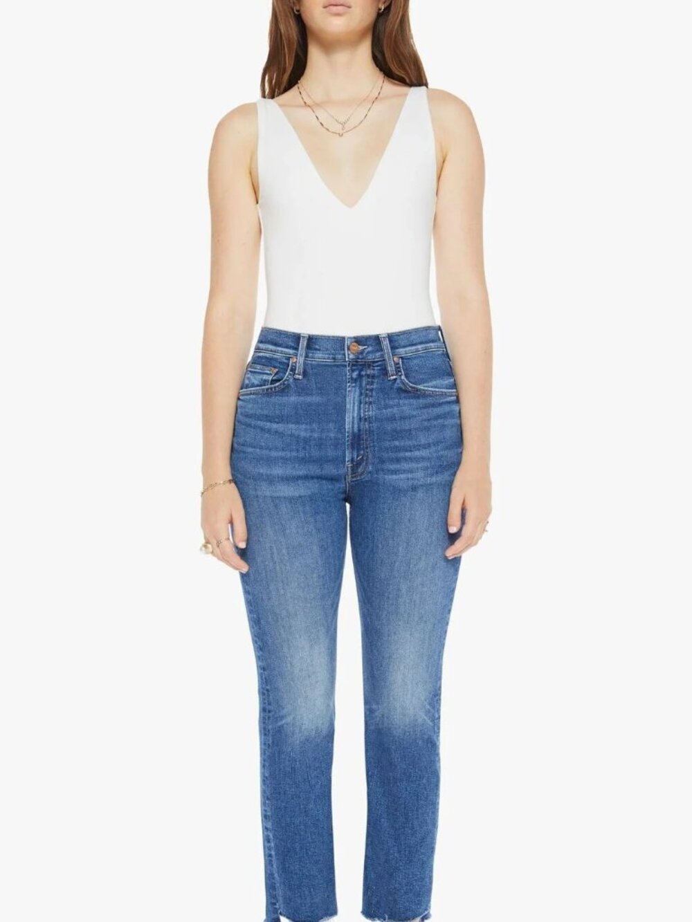 MOTHER The High Waisted Rider Ankle